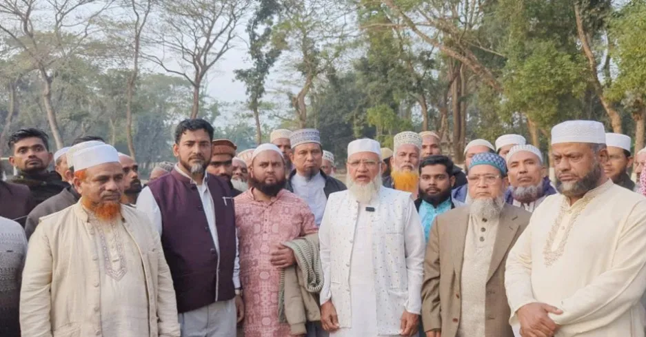 জামায়াত আমিরের জনসভাস্থলের মাঠ পরিদর্শন